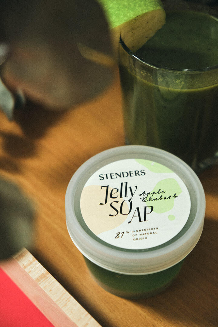 The most favourite product of the summer new jelly soap STENDERS